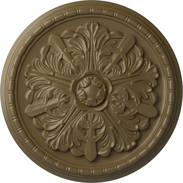 Ekena Millwork Washington Ceiling Medallion (Fits Canopies up to 2 7/8"), 17 1/8"OD x 1 1/2"P, Mississippi Mud CM17WAMMF - main